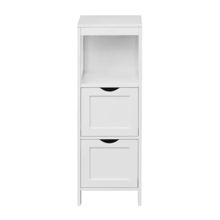 Rebecca Muebles de Baño de Madera Blanca - 1