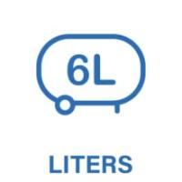 ABAC Compresor de aire silencioso portátil EASE-AIR 6, Compresor de aire sin aceite, Presión máxima 8 bar, Potencia 0.75 Hp, Depósito 6 litros, Nivel sonoro 49 dB - details 5
