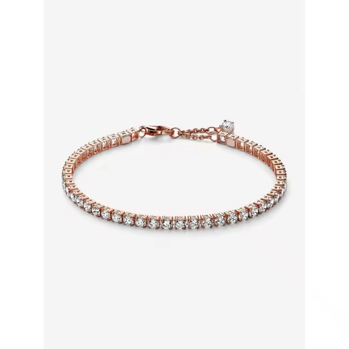 Pandora - Pulsera de Tenis brilliant-Baño de Oro Rosa de 14K - 1