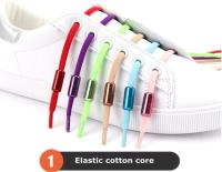 Cordones Elásticos Sin Nudo Para Zapatos Con Cápula De Aluminio Para Niños Y Adultos Zapatillas Cuerdas De Zapatilla Rápidas Semicírculo Cordones Lazos Desenlazados - details 2