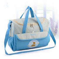 Bolso De Hombro Unisex Grande Y Ligero Con Estampado De Oso De Peluche Impermeable Para Mamá Bolsa Portátil Con Cierre De Cremallera Para Diaper - details 4