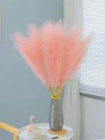 10pcs De Pampas Artificiales 55cm/21.65 Pulgadas Altas Rejas De Terciopelo Falso Grama Para Relleno De Vaso De Piso Decoración De Hogar - details 13