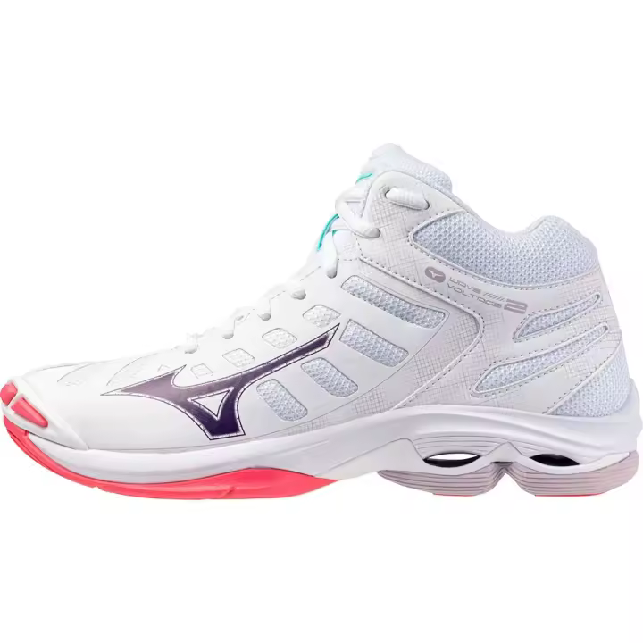 Mizuno Zapatos De Voleibol Para Mujer Wave Voltage 2 Mid - 1
