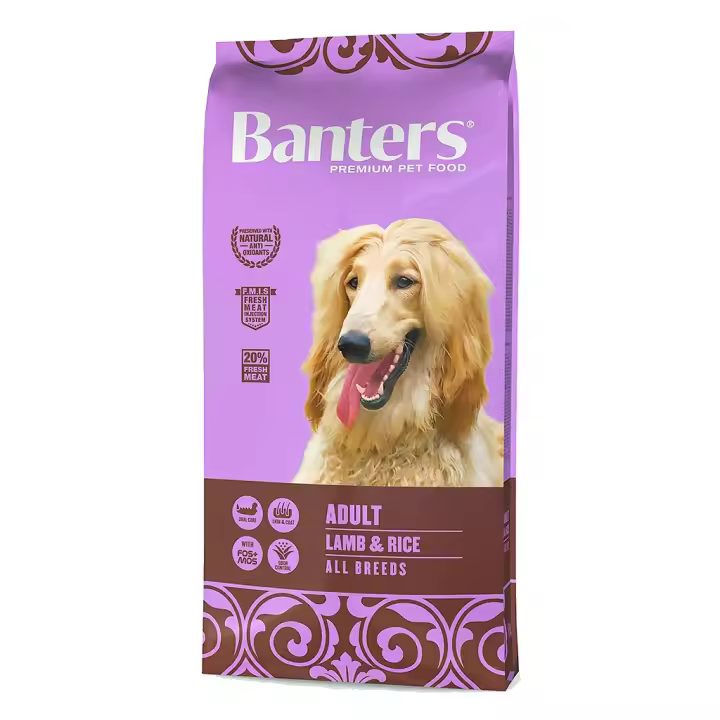 BANTERS Adult Cordero y Arroz, Pienso para Perros entre 11 kg a 25 kg Pienso para perros - 1