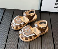 Sandalias De Verano Para Niñas Con Bordado De Flores Y Lazo Calzado Casual De Cuero Suave Para Niños Cierre De Correa Tamaño True Fit - details 14