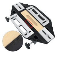 Kit De Instalación De Juego Para Aberturas De Agujeros Y Ranuras En Madera Herramienta De Carpintería Aluminio Base De Router Y Cortador De Fresadora - details 10