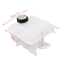 Tanque De Recuperación De Antifreeze Para Automóvil Con Tapa Reservorio De Expansión Plástico Blanco Para Mazda 3 2004-2012 LF8B-15-350B - details 3