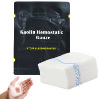 Gasa De Hemostasia De Kaolin Para Primeros Auxilios Tácticos En Emergencias Traumáticas Z-Fold Soluble Para Kit Médico De Primeros Auxilios Militar - details 0