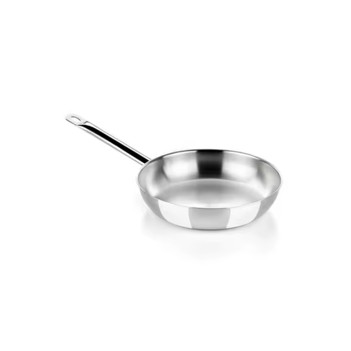 Bra - Sartén Profesional, De 18 a 30 cm, Acero Inoxidable, Triple Fondo Difusor, Mango Ergonómico, Apto Inducción - 1