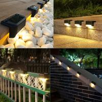 Lámparas De Paso Solares LED 4/8pcs Impermeables Para Exteriores Iluminación De Patio Jardín Camino Decorativo Con Luz Solar - details 6