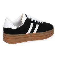 Davinia Shoes Zapatilla Deportiva de Mujer, Elegante con Doble Suela, Perfecta para el Dia a Dia, Diseño Moderno que combina Comodidad y Estilo, Ideales para cualquier Ocasion. Shoes&Blues.es EV-508-Negro - details 2