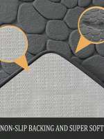 Alfombra baño, alfombra super absorbente hogar, alfombra bonita, alfombra para casa moderna, alfombra hogar 40 x 60 cm - details 3