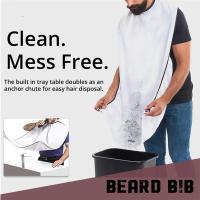 Delantal De Barba Para Hombre Negro Aceptor De Cabello Ib Trimmer Portador Herramientas De Limpieza Doméstica Impermeable - details 6