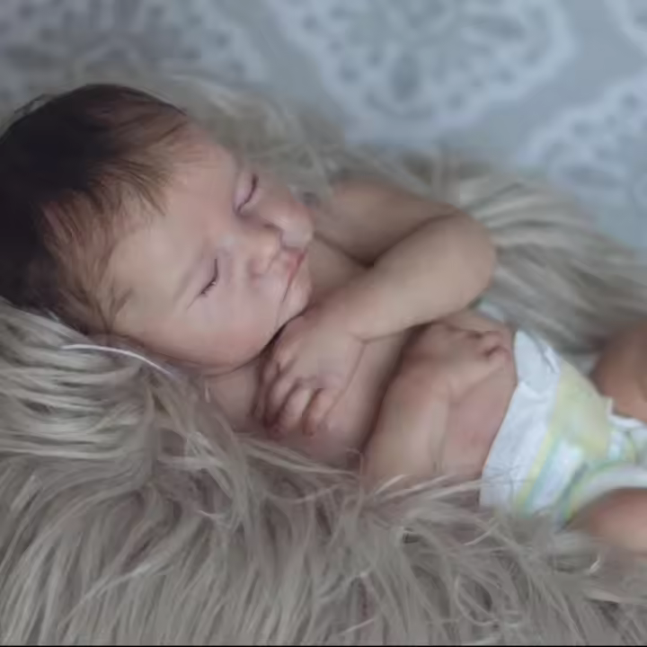 Muñeca Bebé NPK 18 Pulgadas Levi Completo Cuerpo Nuevo Reborn Durmiente Flexible Piel 3D Con Venas Visibles Cabello Raíz De Mano Muñeca De Vinilo Para Jóvenes De 14 Años O Más - 1