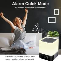 Lámpara de noche with Bluetooth y despertador, decorative Luz de noche para dormitorio, lámpara de Mesa que cambia de color, Gift para adolescentes, Niños, Regalos de Navidad para Mujeres - details 2