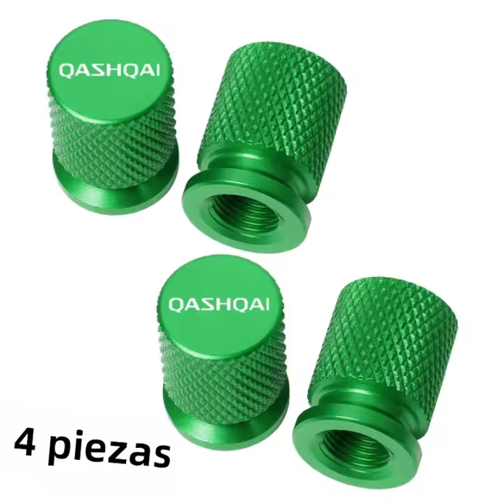 Tapones De Válvula Para Ruedas De Coche Nissan Qashqai J10 J11 J12 2013-2024 Accesorios Anti-polvo Impermeables De Aluminio CNC - 1
