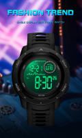 Reloj Digital LED SANDA Para Hombre Reloj Militar De Deporte Resistente Al Agua Con Función De Medición De Tiempo Y Luz Trasera - details 0
