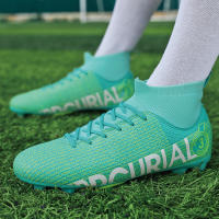 ZHENZU Botas De Fútbol Profesionales Tallas 31-45 Zapatos De Fútbol Para Hombres Y Niños Suela De Futsal Transpirables Y Flexibles Para Campo Duro - details 12