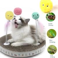 Bola De Juguete Interactiva Para Gatos Peluche Sonido Silbante Entrenamiento De Ejercicio Y Diversion Tiempo Para Mascotas - details 0