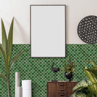 Pegatina De Pared 3D Falsa Drip Tile Autoadhesiva Kuujojo Para Cocina Sala De Estar Y Baño Fácil De Quitar Tamaño 12x12 Pulgadas - details 10