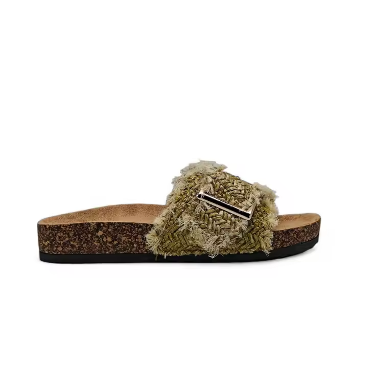 Calzados soraia, sandalia plana para verano, Diseño Elegante, Comodidad Superior. - 1