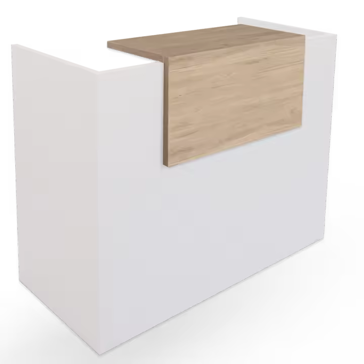 OFILIKE. Mostrador Basic. Mueble para Recepción de Oficinas, Clínicas, Peluquerías, Negocios. Fácil Montaje - 1