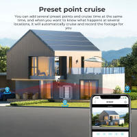Cámara De Seguridad IP Exterior 8MP 8X Zoom Wifi HD Vigilancia Nocturna Automática Seguimiento Humano Monitorización Cámara De Vigilancia Inalámbrica Con Visión Nocturna Y Alarmas - details 13