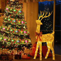 Guirnalda De Navidad Dingion De 16 Pies Con LED Y Metálico Brillante Decoraciones Gruesas Para Adornar Árbol Y Fiestas De Navidad Internas - details 1