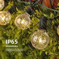 Luces De Cadena Solar LED G40 40LEDs Impermeables Para Jardín Habitación Bodas Y Decoración De Árboles Festivos - details 2