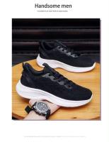 MOV Zapatos de otoño nuevos, ligeros, de suela blanda, transpirables, de malla voladora, de tacón bajo, de moda, casuales, de malla, zapatos deportivos para correr, zapatos para hombres - details 2