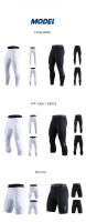 Pantalones De Compresión Para Hombre Tights Secado Rápido Leggings Deportivos Base Camiseta Pantalones De Correr Tights De Actividad Short Corto - details 8