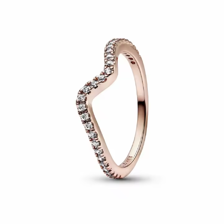 Anillo Pandora Rose Ola Brillante - 1