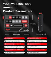 Teclado Gaming Con Programación Macro Rocker Knob RGB Backlight Teclas Programables Wired Hot Swappable Para Desktop Laptop - details 8