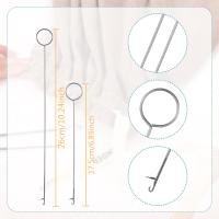 Herramienta De Costura Con Gancho Y Enganche De Acero Inoxidable Para Tubos De Tela Correas Cinturones Y Bandas Herramienta De Tejer DIY - details 2
