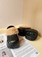 Nuevos Sandalias De Invierno Con Diseño De Dibujos Animados Para Mujer Zapatillas De Playa Con Plataforma Gruesa De 7cm Y Suela De Algodón Zapatillas De Jardín Para Mujer - details 12