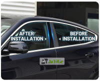 Cubierta De Póster Para Puerta Y Ventana En Fibra De Carbono Negro Brillante Para Kia Forte Cerato K3 2019-2023 Adhesivo De Capa B C Pillar - details 4