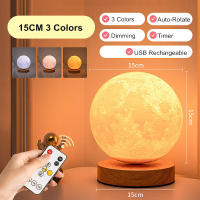Lámpara Nocturna De Luna LED Creativa En 16 Colores Con Control Táctil Y Rotación 360° Luz Nocturna Para Oficina Y Hogar - details 10