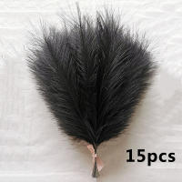 15pcs Bouquet De Pampas Artificial Para Decoración De Casamiento Y Fiestas DIY Flores De Planta Falsa Para Vaso Decorativo - details 12