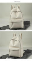 Mochila De Cuero PU Suave Para Mujeres 2024 Nueva De Gran Capacidad Negra Moda Tendencia Para Estudiantes Viaje Versátil - details 8