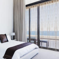 Cortina De Puerta Decorativa 100cm X 200cm Enhebrado Plateado Para Bodas Eventos Hoteles Salones De Estudio Con Borla De Hilo De Plata - details 8