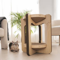 Rascador de cartón dos alturas para gatos - Althea Living - details 0