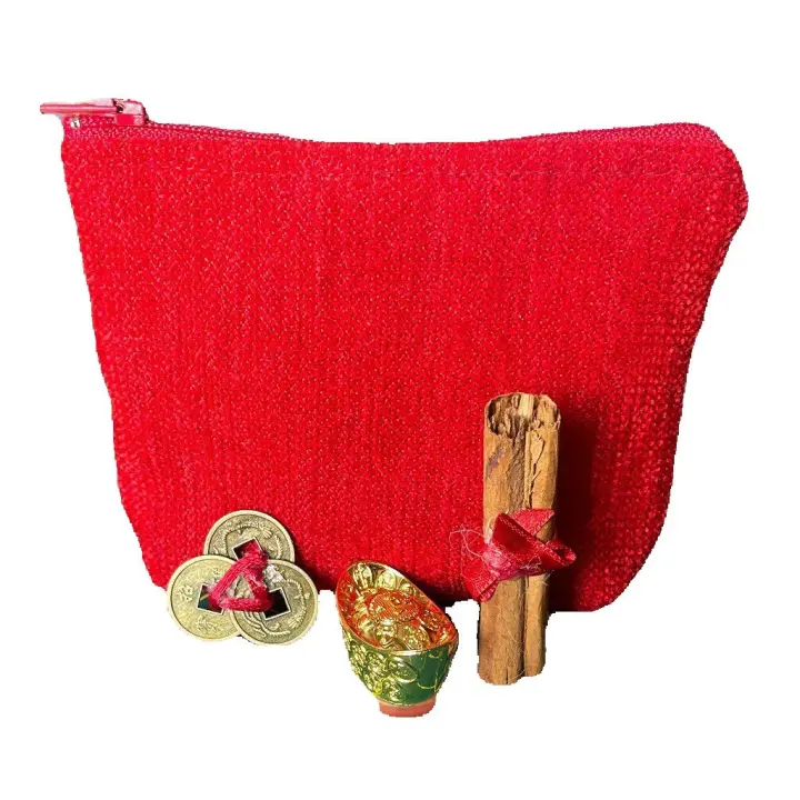 Monedero Rojo De La Buena Fortuna (13X11X3cm) - 1