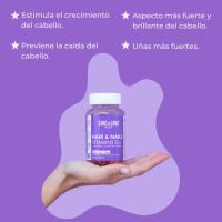 CHIC & LOVE Gominolas Hair & Nails 60 U Sin Gluten Sin Lactosa 5000mcg Biotina - details 0
