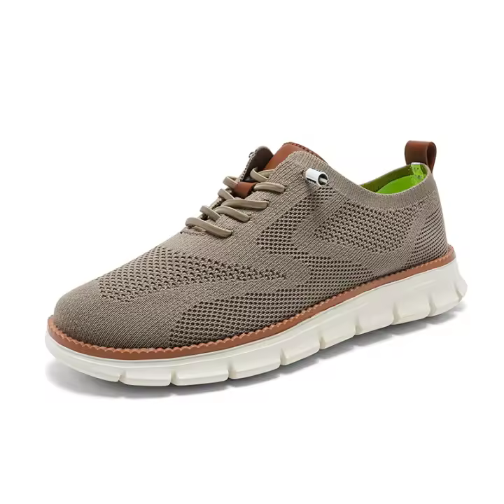 Zapatos Casuales Para Hombre Ligeros Y Transpirables Malla Respirable Comodidad Para Conducir Zapatos De Moda Slip-On Al Aire Libre Talla Verdadera Relleno De Algodón Suela De Goma - 1