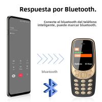 SERVO Q3308 pro 3 Mini Teléfono Móvil Con Grabadora De Llamadas Automáticas Bluetooth Dial Speed Dial Voz Mágica MP3 Flashlight - details 7