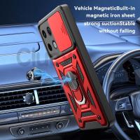 Funda Protectora Magnética Para Redmi Note13 pro plus 4G 5G Con Anillo De Soporte Antichoque Cámara Compatible Con Redmi 13C - details 5
