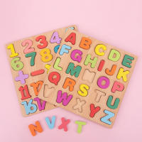 Puzzle De Madera Para Niños Juguete Montessori De Alfabeto Números Y Formas Para Bebés De 1 a 2 3 Años Juego Educativo Temprano - details 15