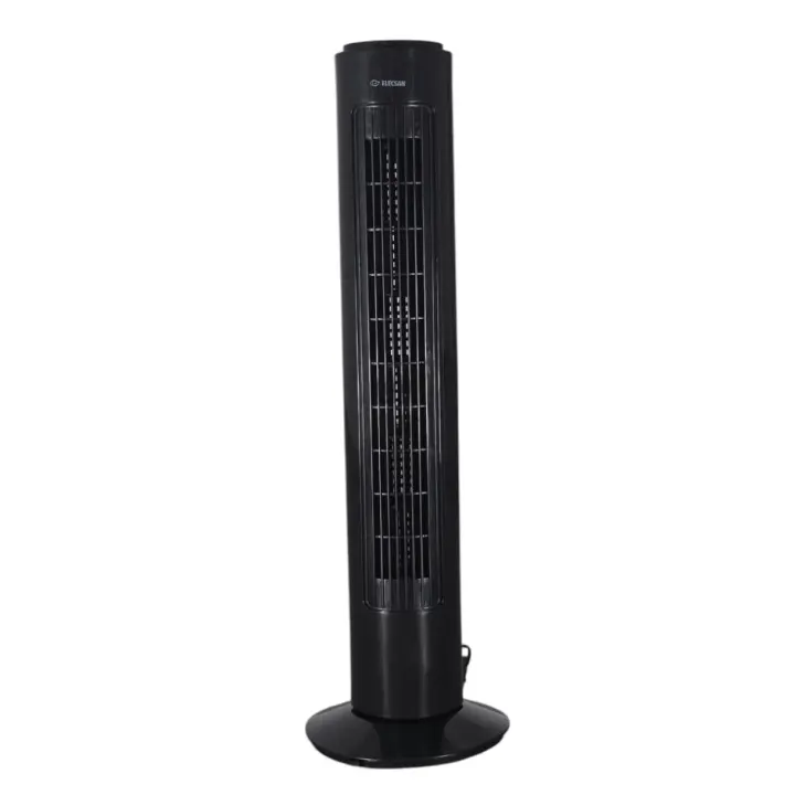 VENTILADOR DE TORRE ELECSAN OSCILANTE de 73 cm de altura, color negro , 3 velocidades y 40W de potencia ( BAJO CONSUMO ) - 1