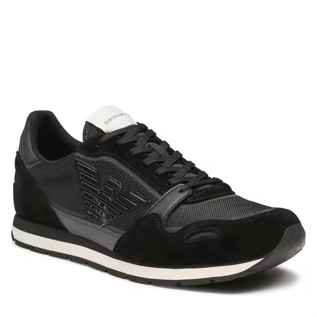 Emporio Armani Zapatillas Hombre Negro X4X537 XN730 R926 - 1