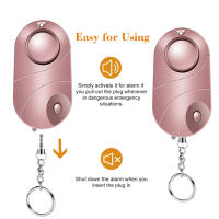 Llavero De Seguridad Personal Con Alarma Y Linterna LED Para Mujeres Niñas Y Niños Defensa Autodefensa En Emergencias - details 4
